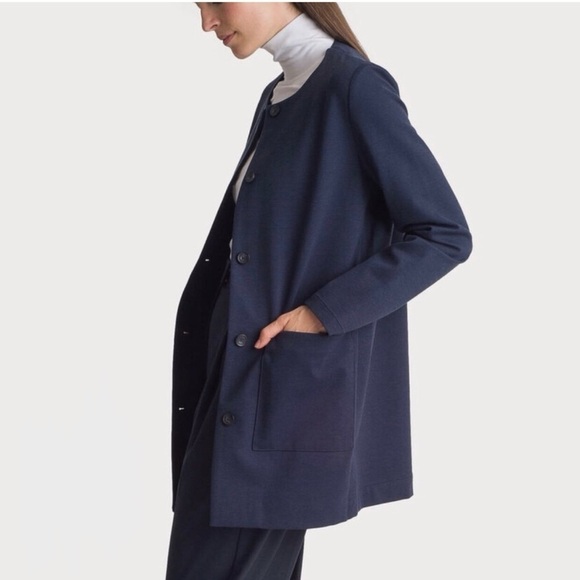 KIT AND ACE COLLARLESS BLAZER JACKET SIZE M - Picture 2 of 14